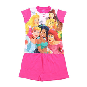 Pigiama corto Disney Princess Fuxia Lei Disney Fuxia