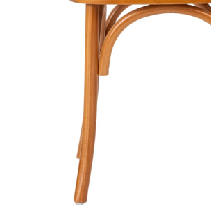 Chaise Isak hêtre marron