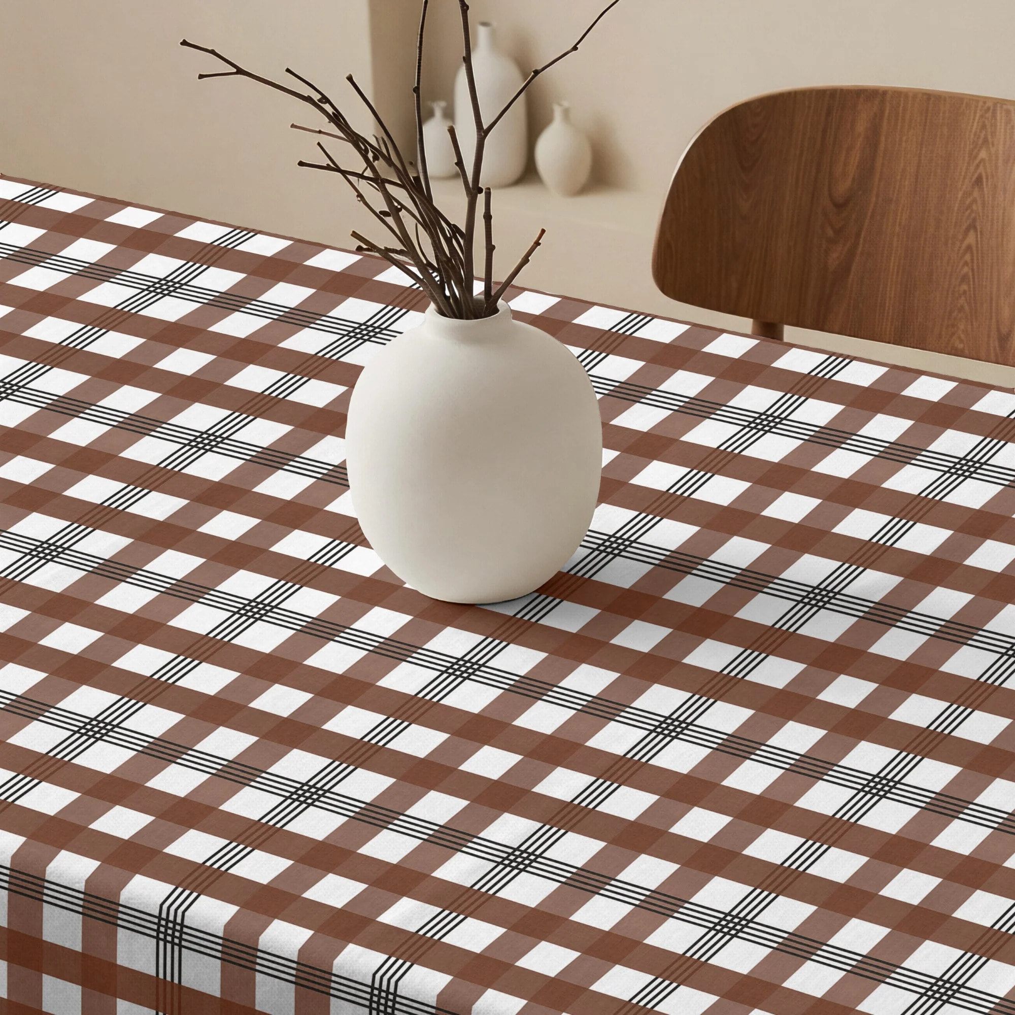 Nappe anti-taches 100% coton Dorian