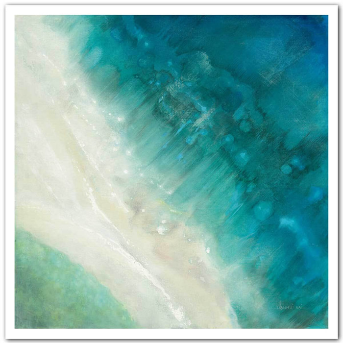 Affiche Plage bleue Affiche seule