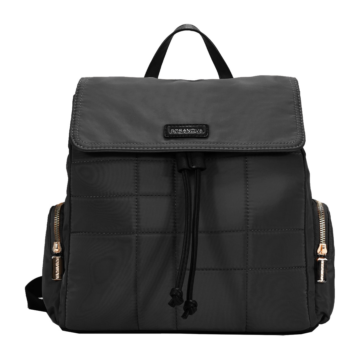 Mochila casual negra en nailon