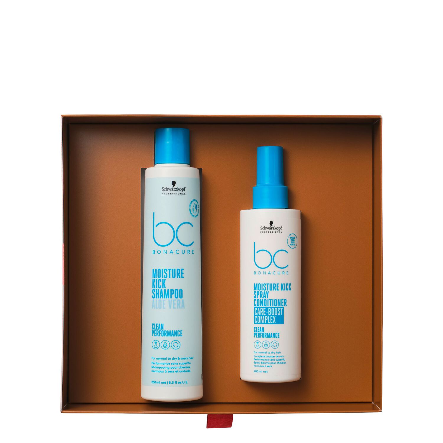 BC Moisture Kick - Coffret Shampooing 250 ml + Spray-Baume 200 ml