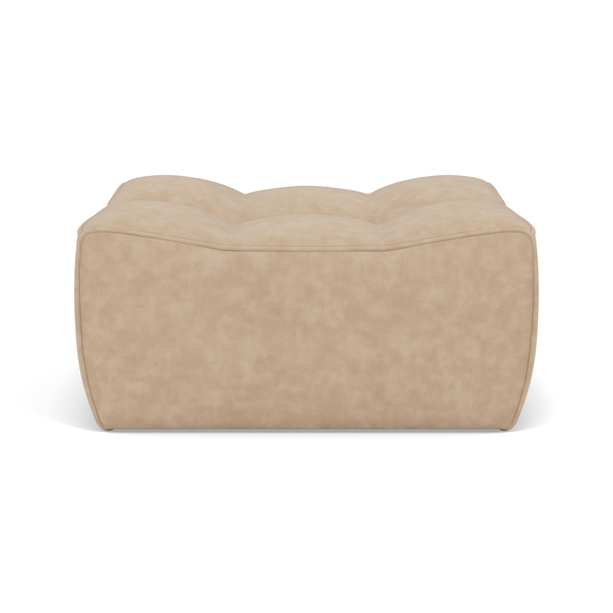 Alya - pouf en simili - Beige