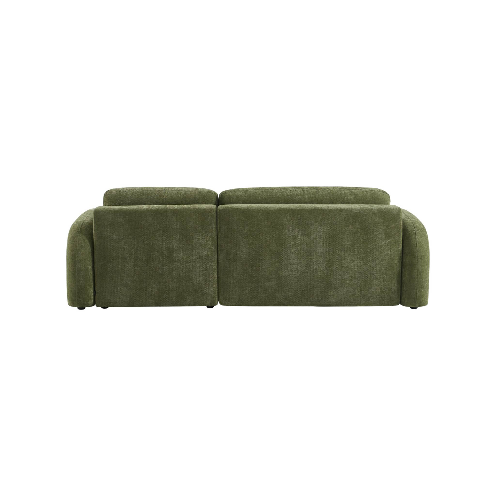Canapé d'angle réversible convertible 3 places tissu avec coffre NOUMA