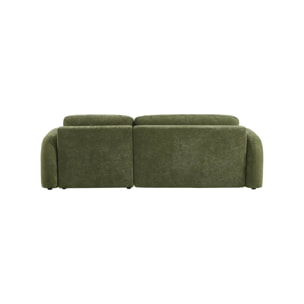 Canapé d'angle réversible convertible 3 places tissu avec coffre NOUMA