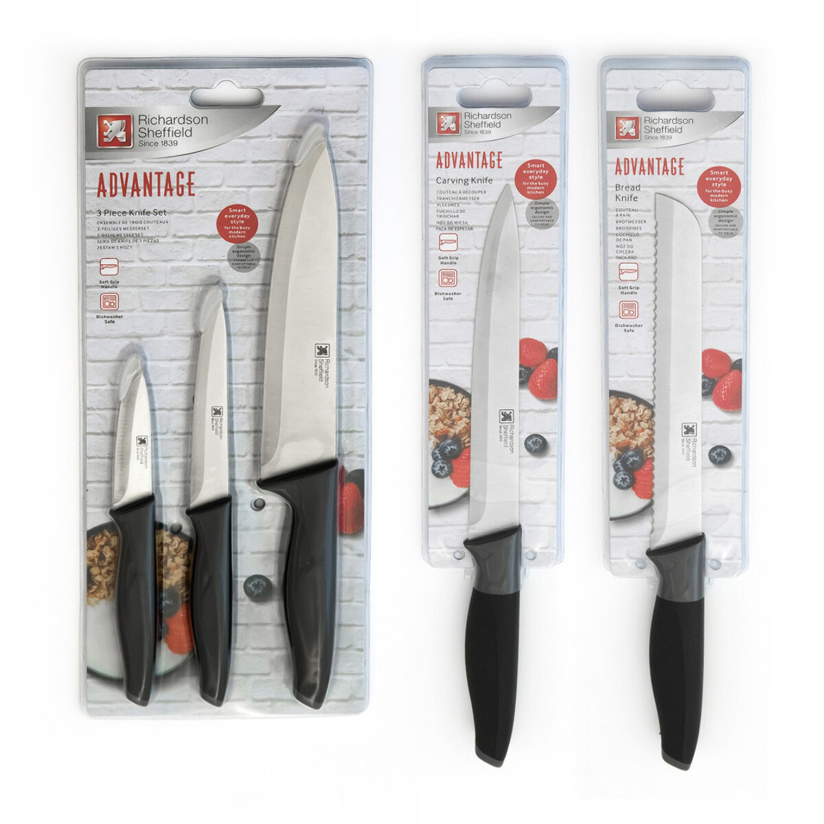 Advantage - Set 5 pièces lames inox