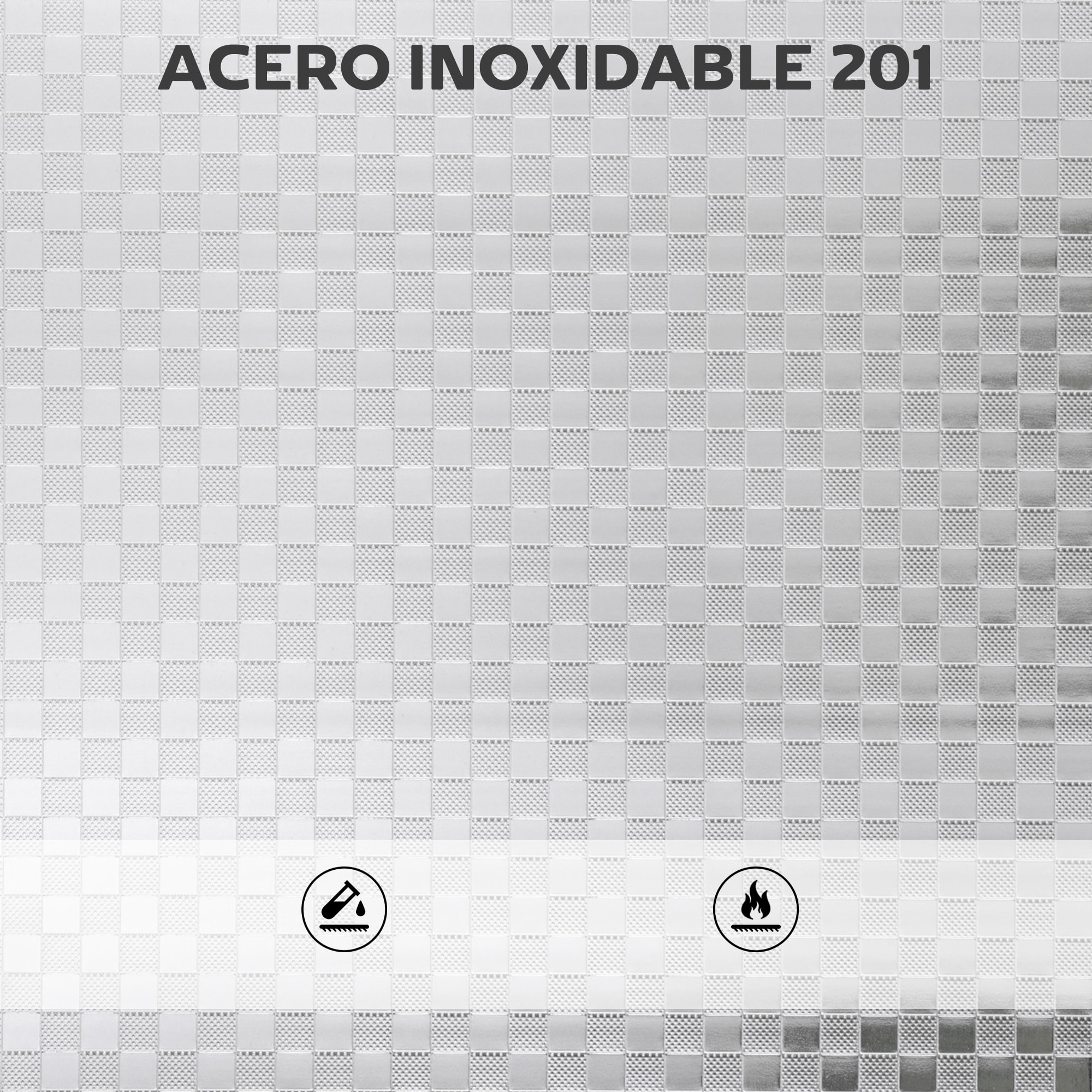 Carrito Auxiliar con Ruedas de Acero Inoxidable, Carro de Servicio de 3 Niveles con Estante Ajustable, 2 Ruedas con Freno, Carrito para Cocina, Restaurante, Hotel, 60x35x77 cm, Plata