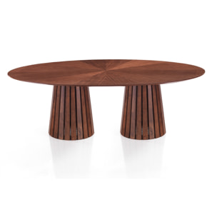 Tomasucci Table ovale VOLGA WALNUT