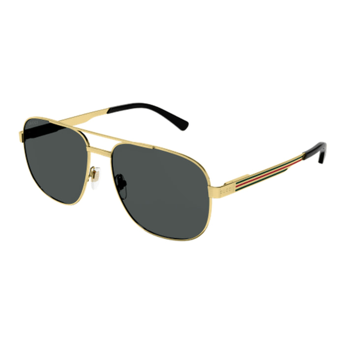 Gafas de Sol Gucci GG1223S-002 de Metal Hombre 60 mm