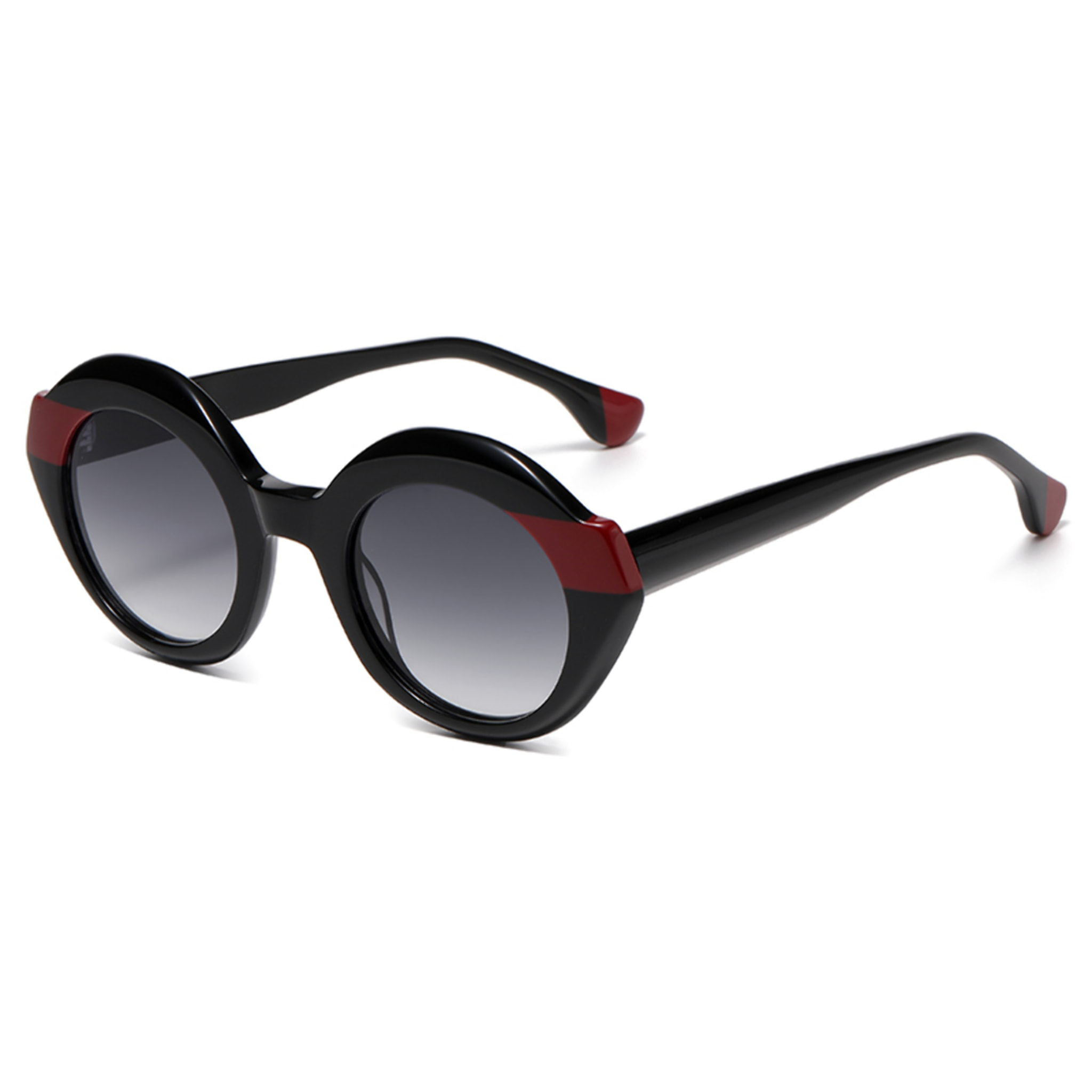 Occhiali da sole OCEAN NEW ERA 8 - montatura nera lucida con lenti gery sfumate