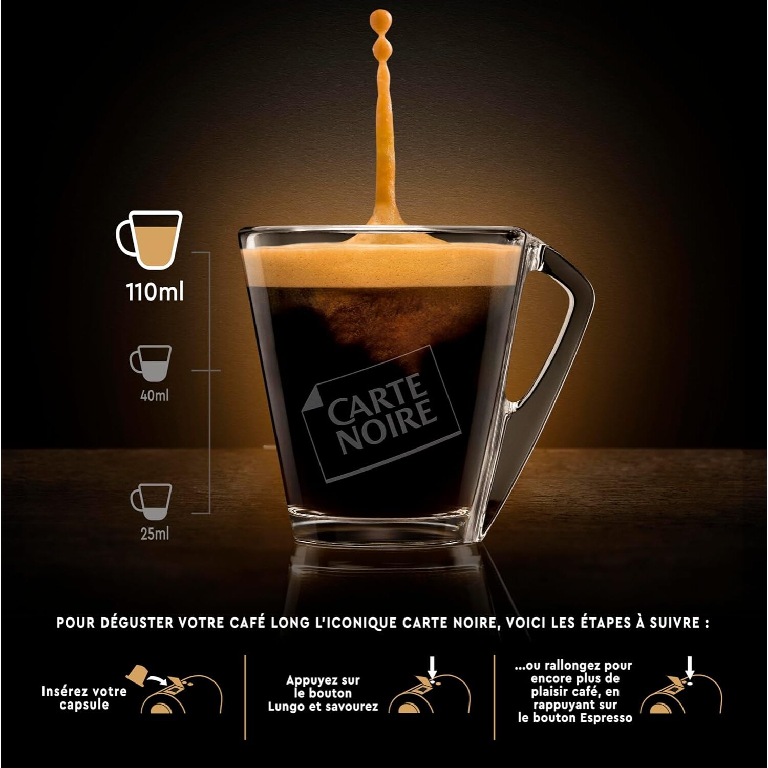 Carte Noire Café en capsules L'iconique x30