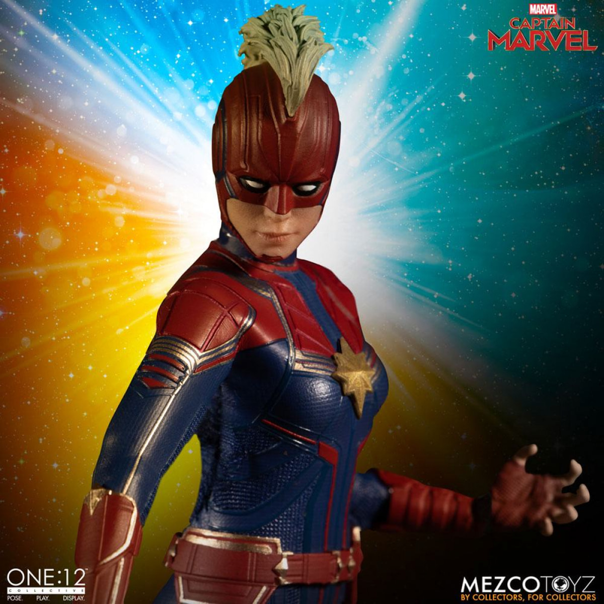 Captain Marvel Action Figura 1/12 Captain Marvel 16 Cm Mezco Toys