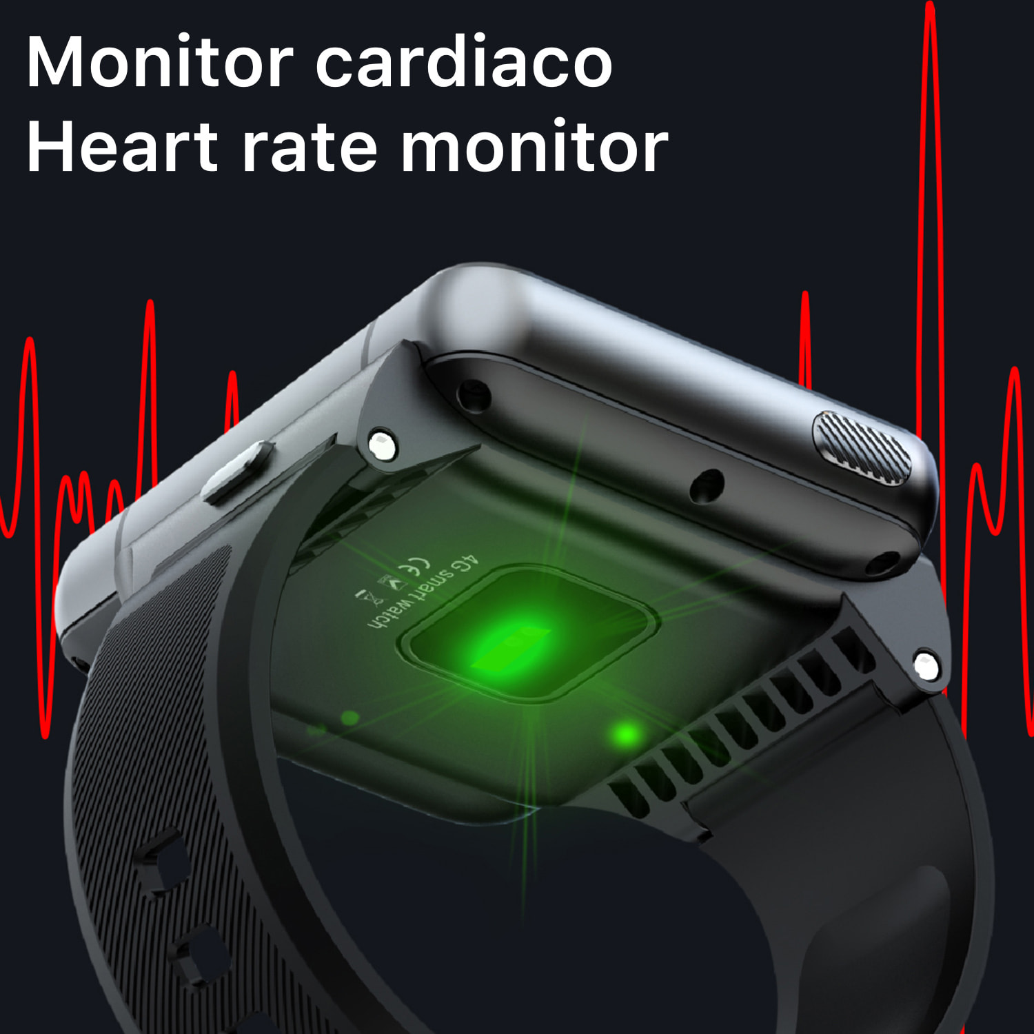 Smartwatch Phone S999 4G con sistema operativo Android 9.0, Quad Core, Wifi, GPS. fotocamera incorporata. Memoria da 4 GB + 64 GB.