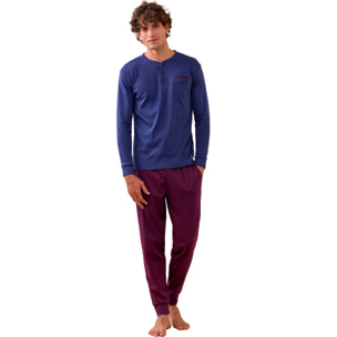 Pigiama uomo caldo cotone articolo task Noidinotte