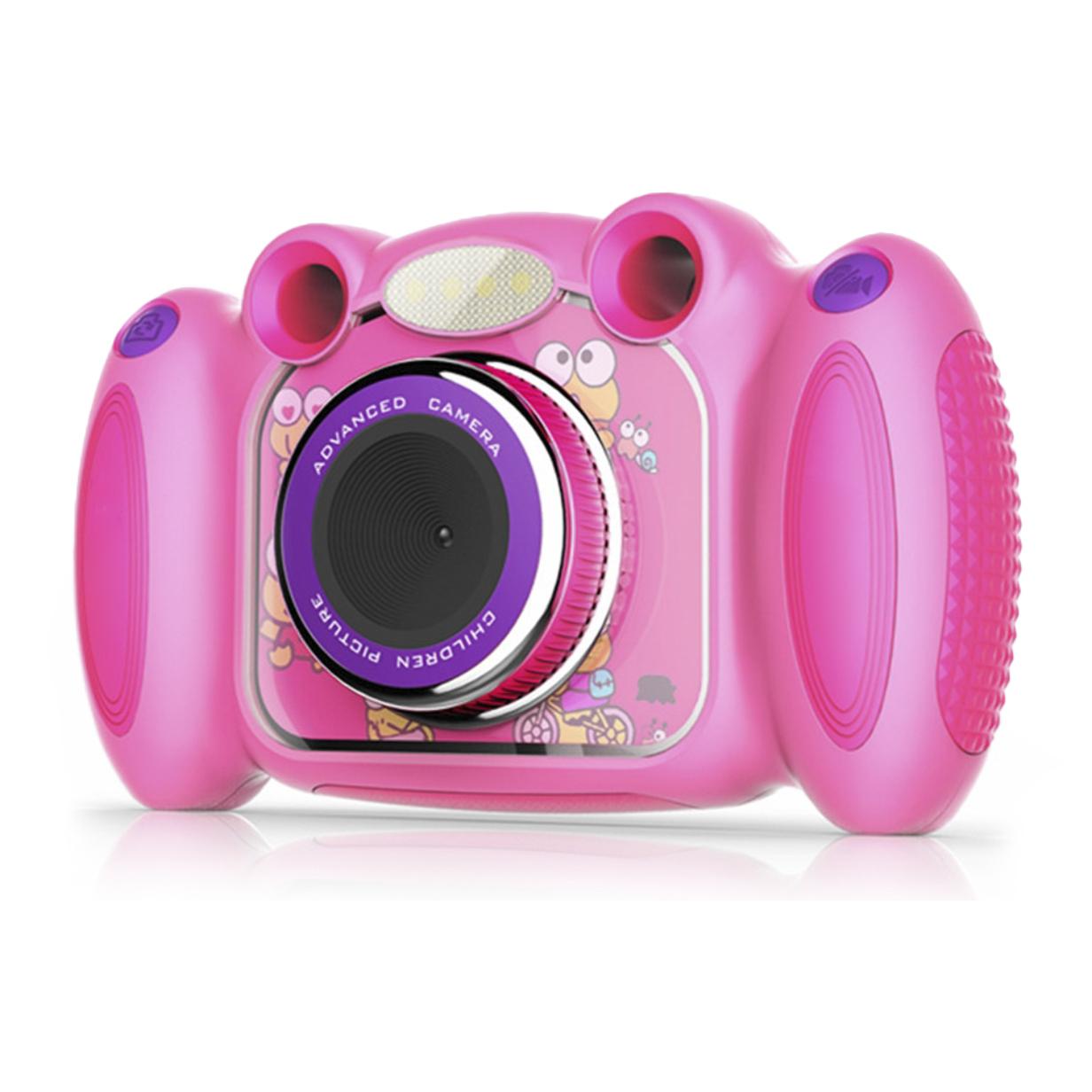 Cámara HD de 8 megapíxels para niños, con juegos, filtros y marcos creativos. Incluye micro SD de 32GB clase 10 Kingston