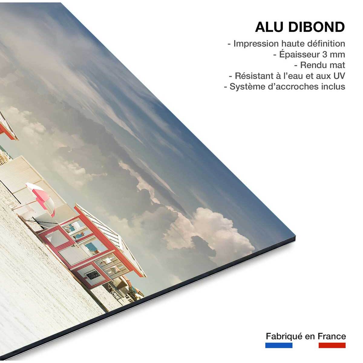 Tableau plage floride Tableau alu Dibond
