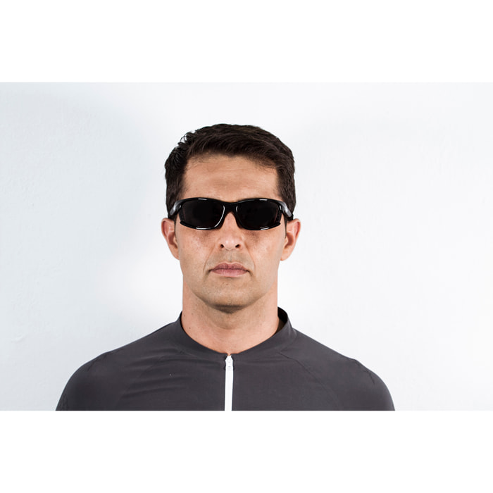 Gafas de deportes acuáticos OCEAN CYPRUS - Negro brillante / Ahumada
