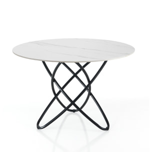 ORESTELUCHETTA Tavolo ROCKFORD WHITE MARBLE