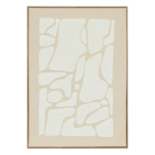 Toile 3D Ziad beige 50x70cm