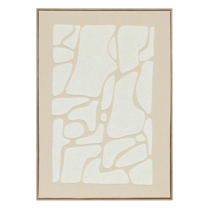 Toile 3D Ziad beige 50x70cm