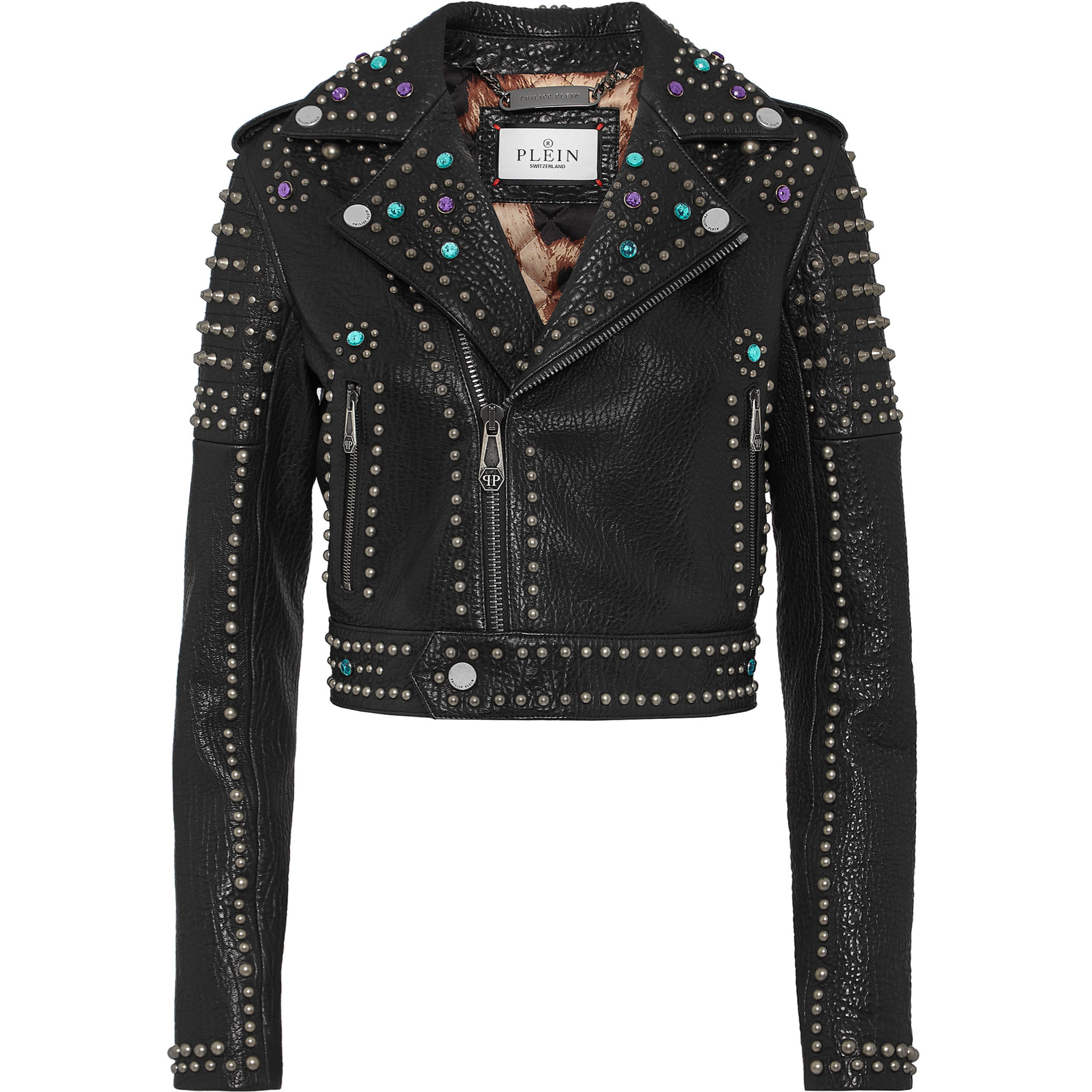 PHILIPP PLEIN Leather Jacket