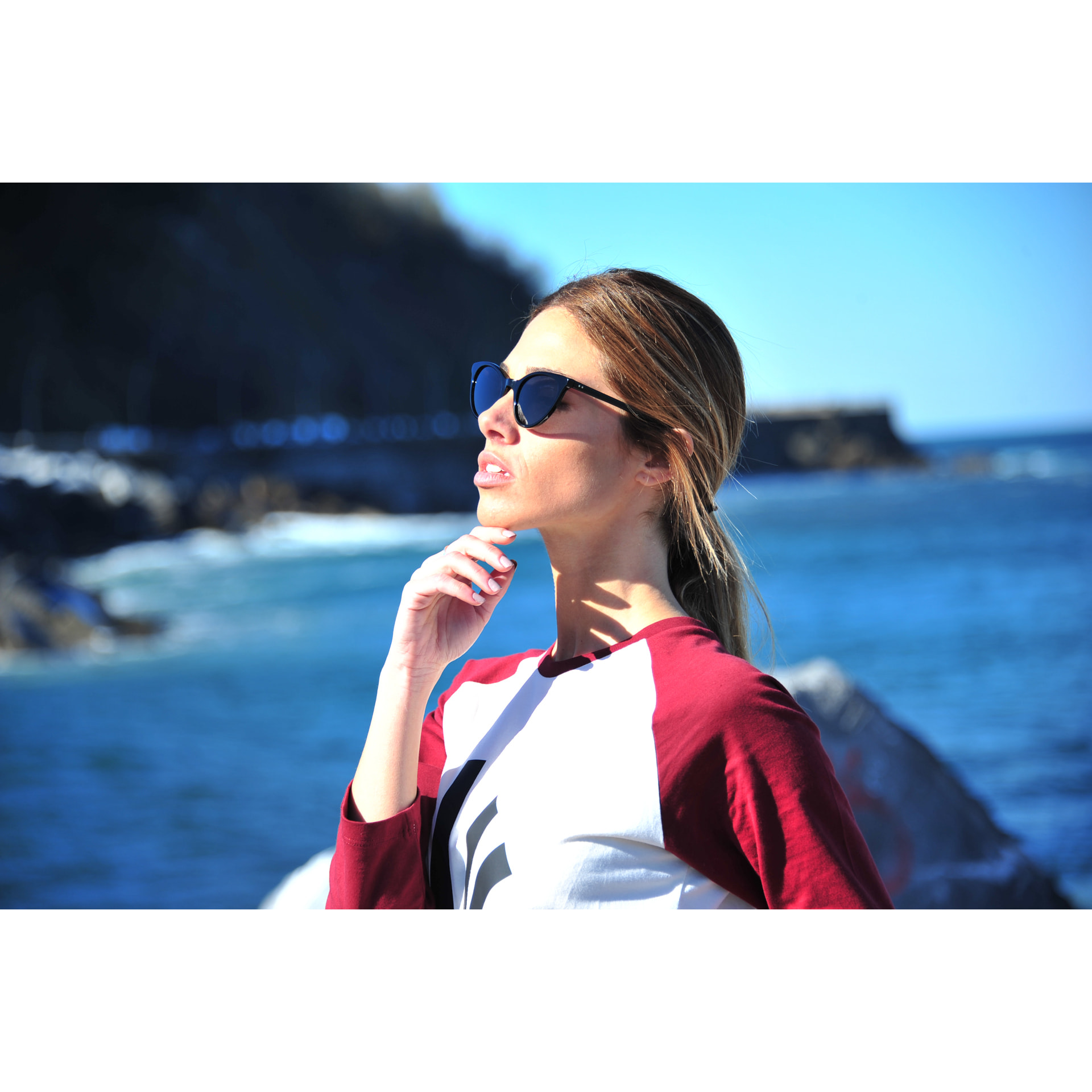 OCCHIALI DA SOLE OCEAN AUDREY in nero