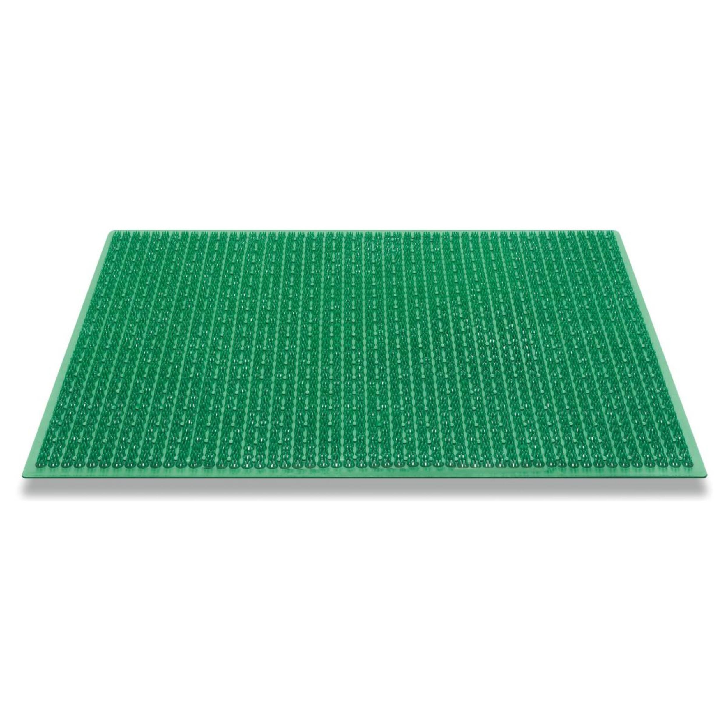 Paillasson NOVUS Vert 40x60 en polyamide doux et soyeux