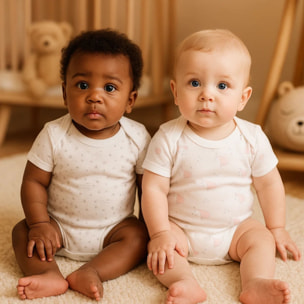 Pack 4 Body Basico Manga Corta