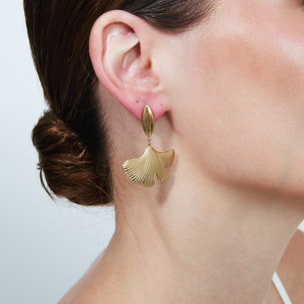 Pendientes Bese acabado oro amarillo 18k