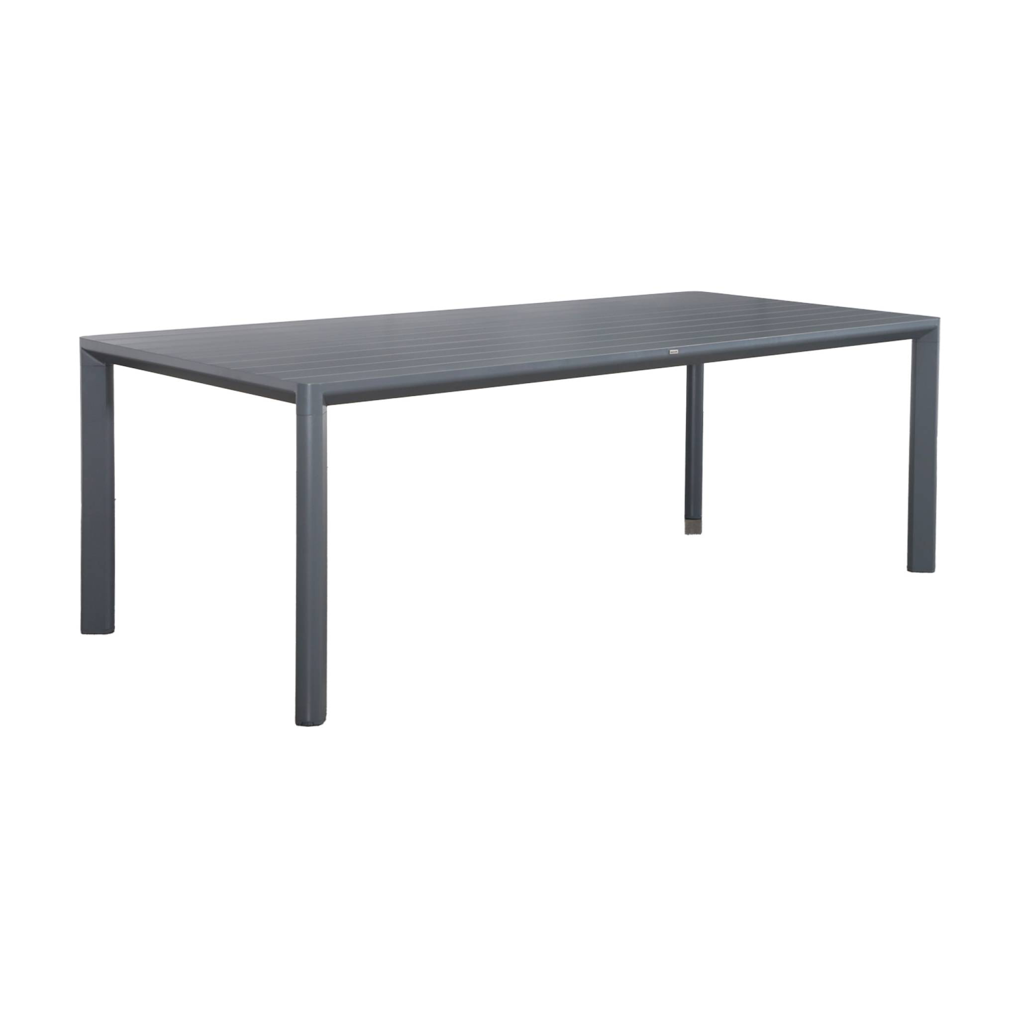 Table de jardin aluminium + 2 bancs SACRAMENTO + MADISON