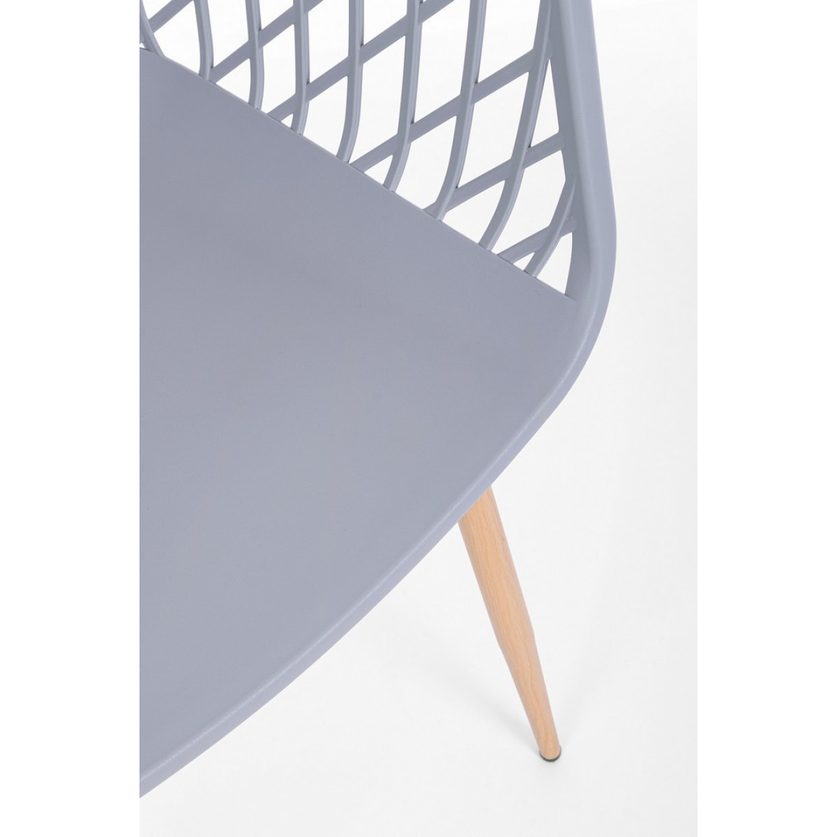 Set di 4 sedie OPTIK colore grigio