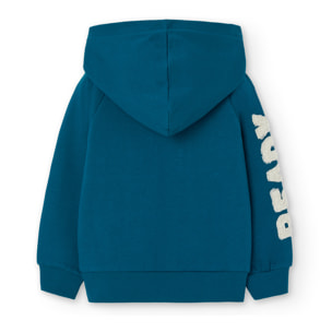 Chaqueta felpa con capucha de niño -BCI