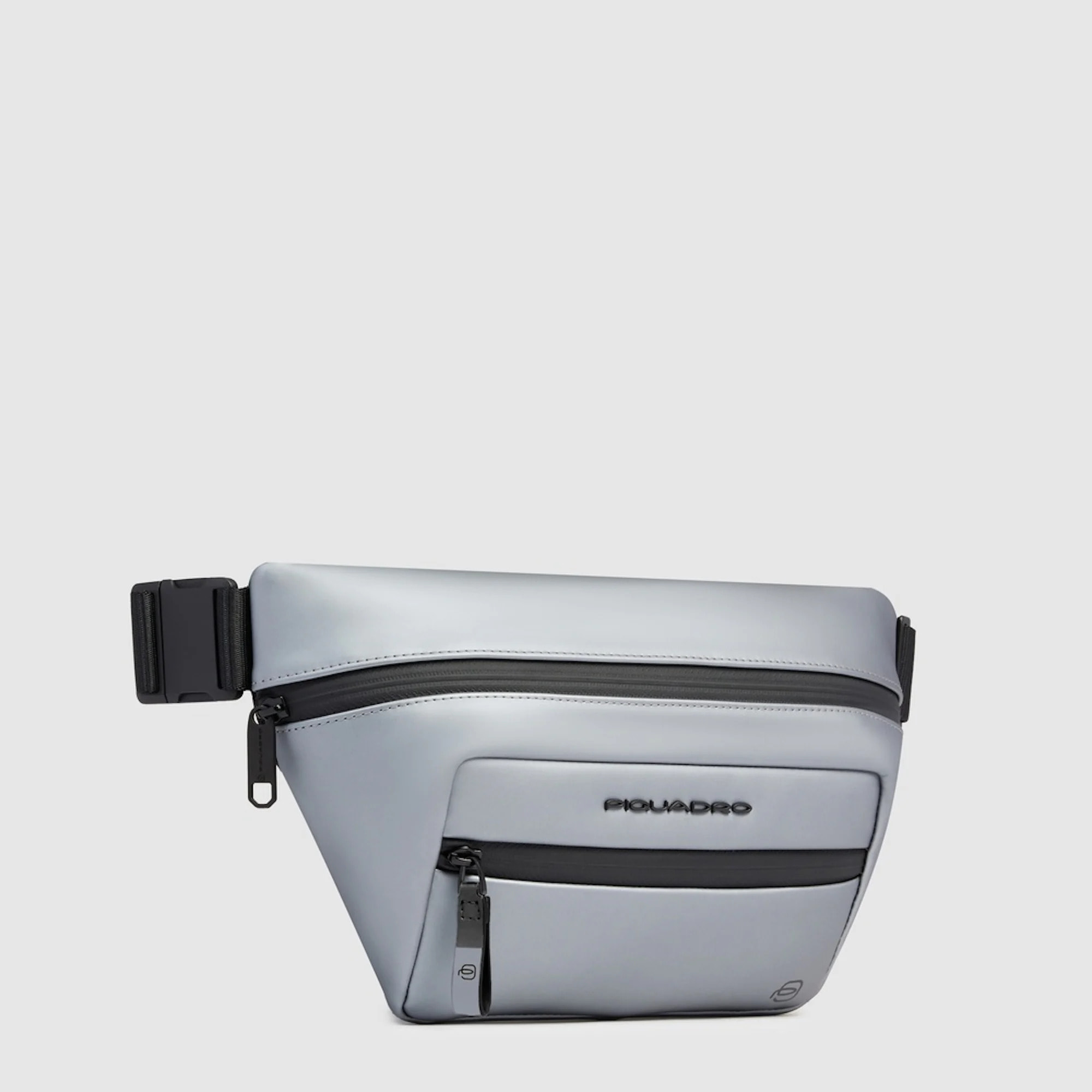 Piquadro Marsupio in tessuto gommato resistente all'acqua con tasca per AirPods® e protezione RFID