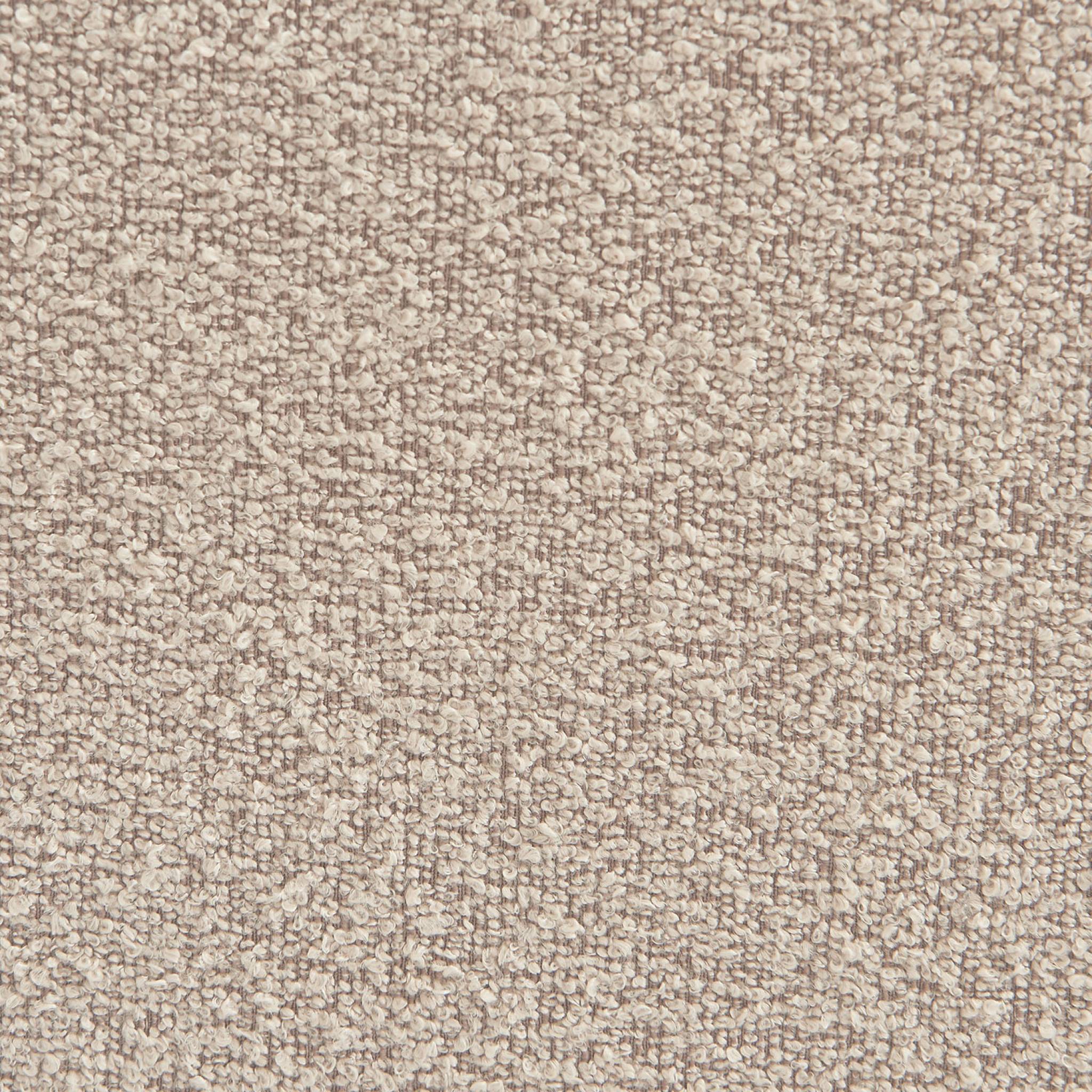 Chauffeuse bouclette texturée beige 1 place - L 81 x P 99 x H 75cm - Nova