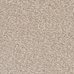 Chauffeuse bouclette texturée beige 1 place - L 81 x P 99 x H 75cm - Nova