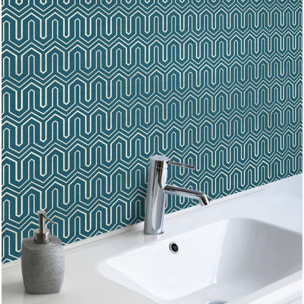 Stickers adhesivos de CERAMIKO - Geometría turquoise 50x100