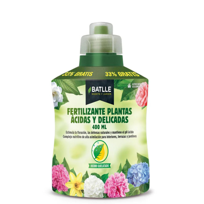 Fertilizante Plantas Ácidas y Delicadas Batlle 400 ml