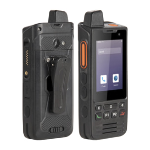 DAM Smartphone robusto  F60 4G, Android 9, 1 GB di RAM + 8 GB. Schermo da 2,8''. 8mpx + 5mpx. GPS. IP68. 3 LIVELLI DI PROVA (Anticaduta, Polvere, Acqua).Con Zello Walkie Talkie.Altoparlante da 2W. Antenna amplificatrice. 7x2,4x14,7 cm. Colore nero