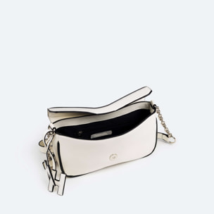 BOLSO MH CROSSBODY BAGUETTE C/WHITE