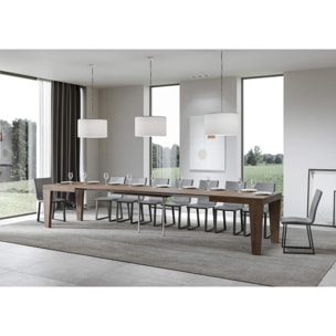 Table extensible 90x200/460 cm Spimbo Noyer