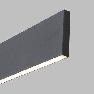 FORLIGHT Colgante Ip20 Thin Led 22,9W 3000K Negro 751Lm