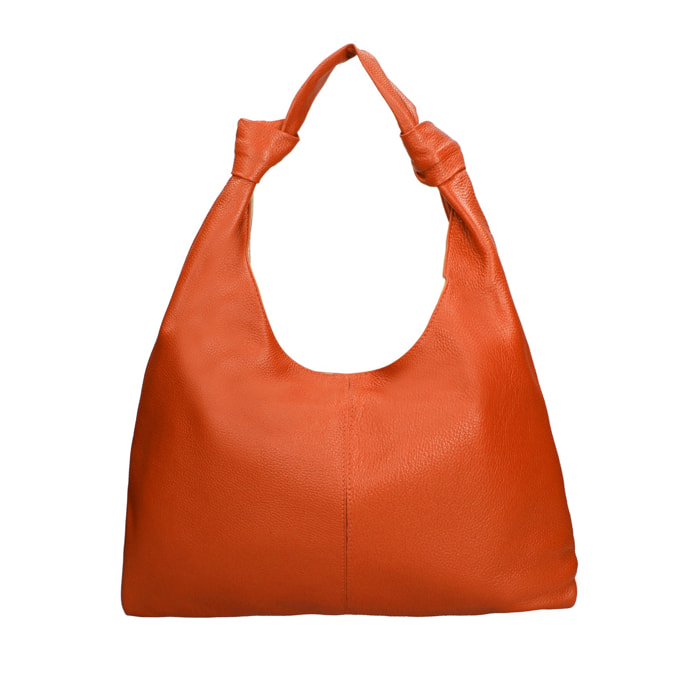 Borsa a spalla da donna Made in Italy - Modello Iduna Lux - 100% pelle - 41.0 x 28.0 x 3.0 cm