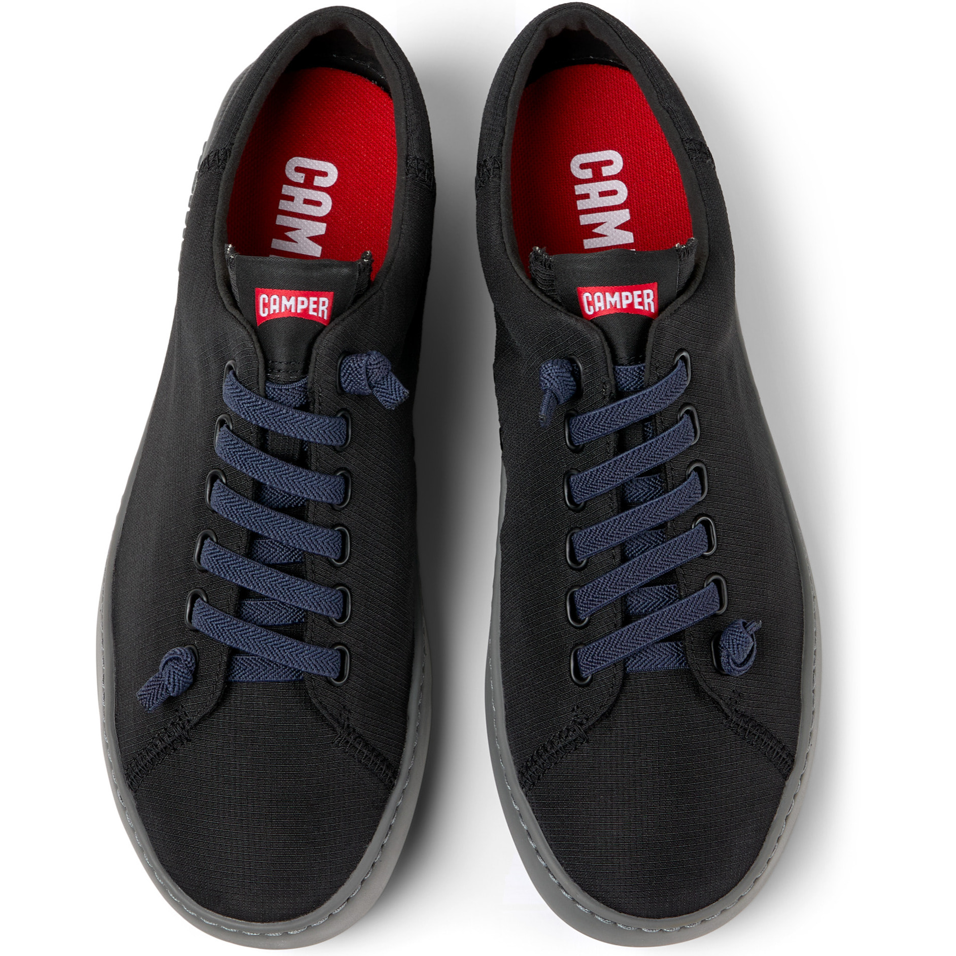 Sneakers - CAMPER Peu Touring - Nero - Tessile tecnico (Poliestere riciclato)