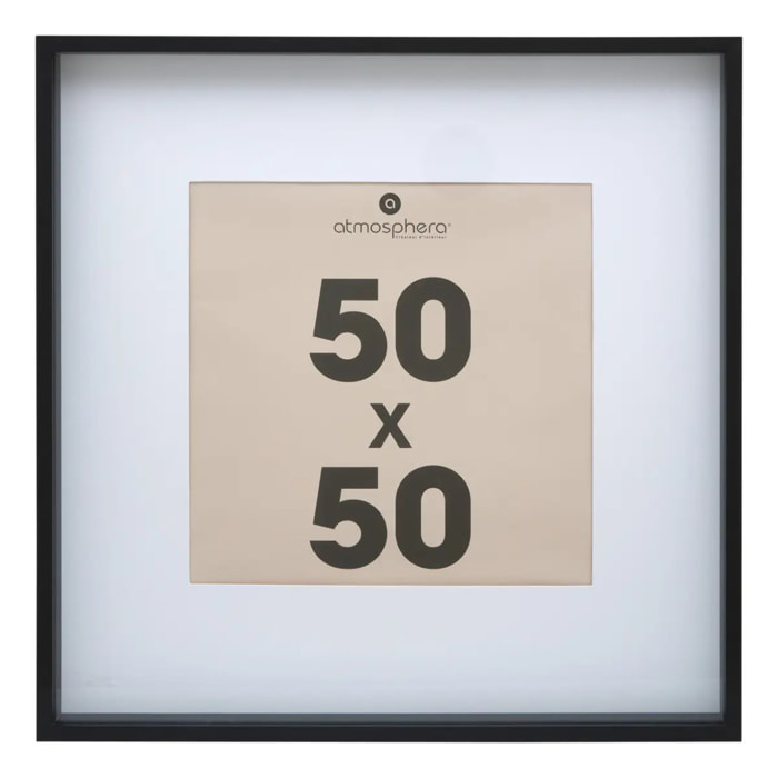 Cadre-photo Axel 50x50cm noir