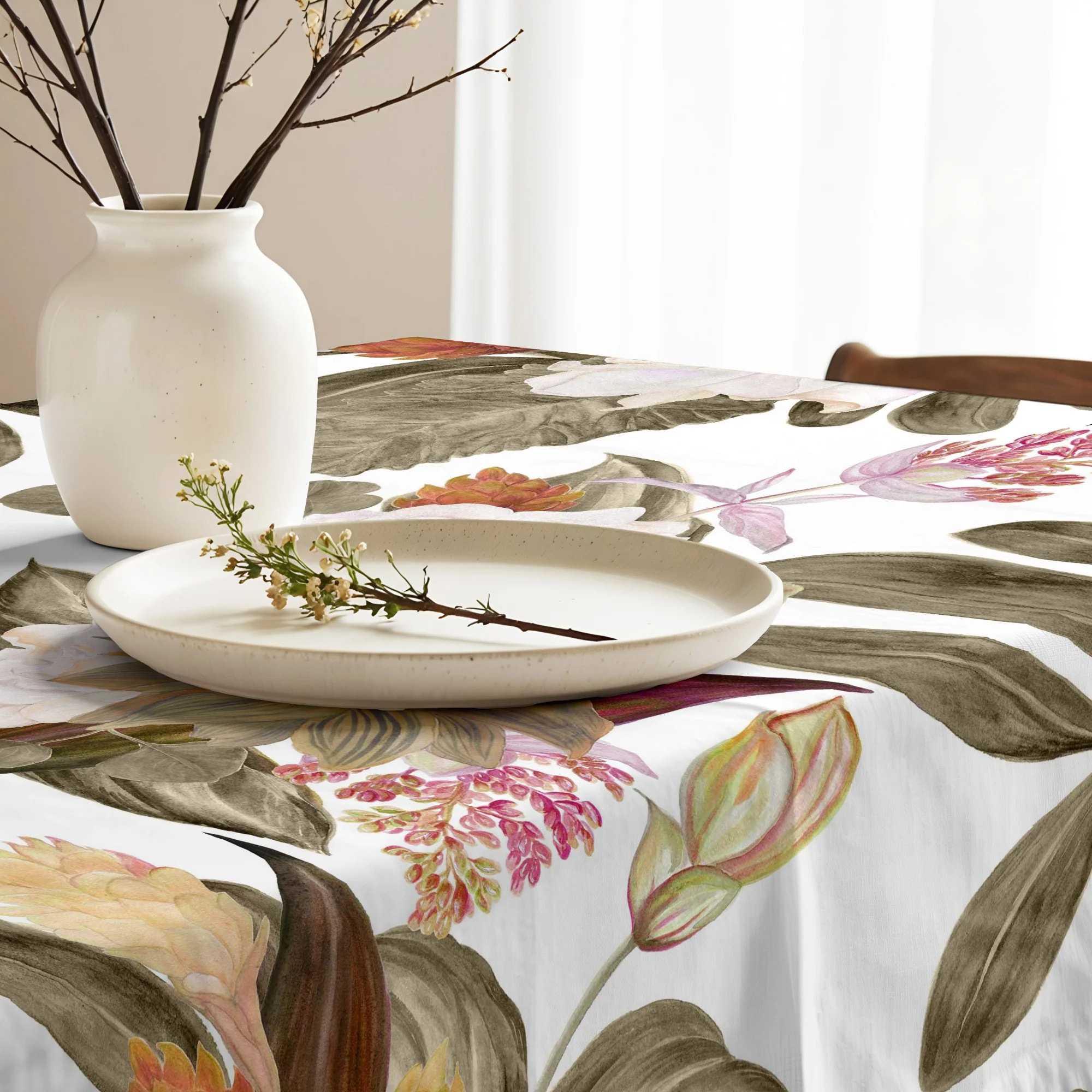 Nappe en résine anti-taches Ula Marron