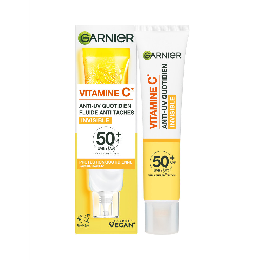 Garnier SkinActive Vitamine C Anti-UV Quotidien Invisible SPF50+ 40mL