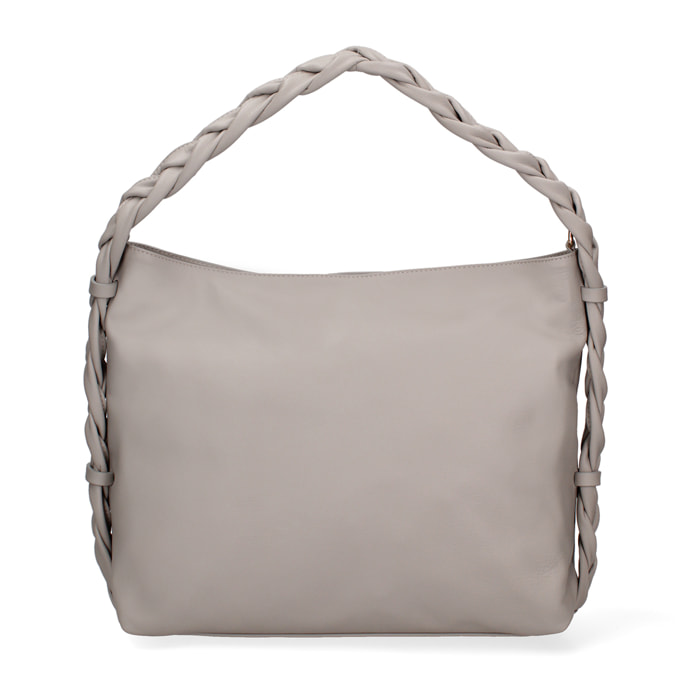 Borsa a spalla da donna In Vera pelle Made in Italy 31x26x12 cm