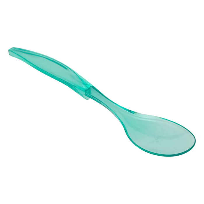 Couverts à salade "Square" bleu clair