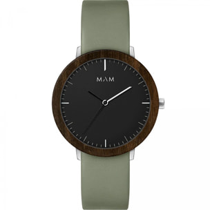 Reloj Mam MAM625 Unisex Analogico Cuarzo con Correa de Cuero