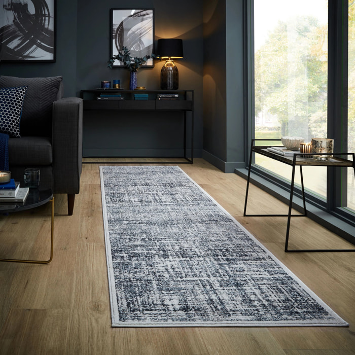 Tapis de couloir TRACE Bleu